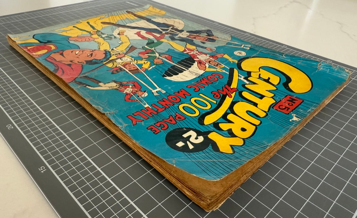 CENTURY THE 100 PAGE COMIC MONTHLY #5 COLOUR COMICS AUSTRALIAN PRE-DECIMAL 1956