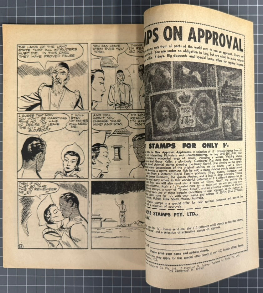 THE SHADOW #98 [TRICHO] AUSTRALIAN PRE-DECIMAL COMIC 1962