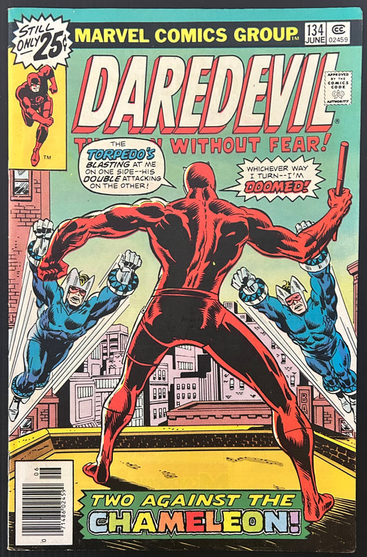 DAREDEVIL #134 [MARVEL COMICS] NEWSSTAND 1976 FN