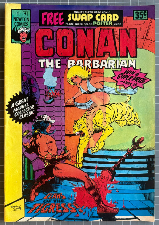 CONAN THE BARBARIAN #4 [NEWTON COMICS] AUSTRALIAN MARVEL 1975