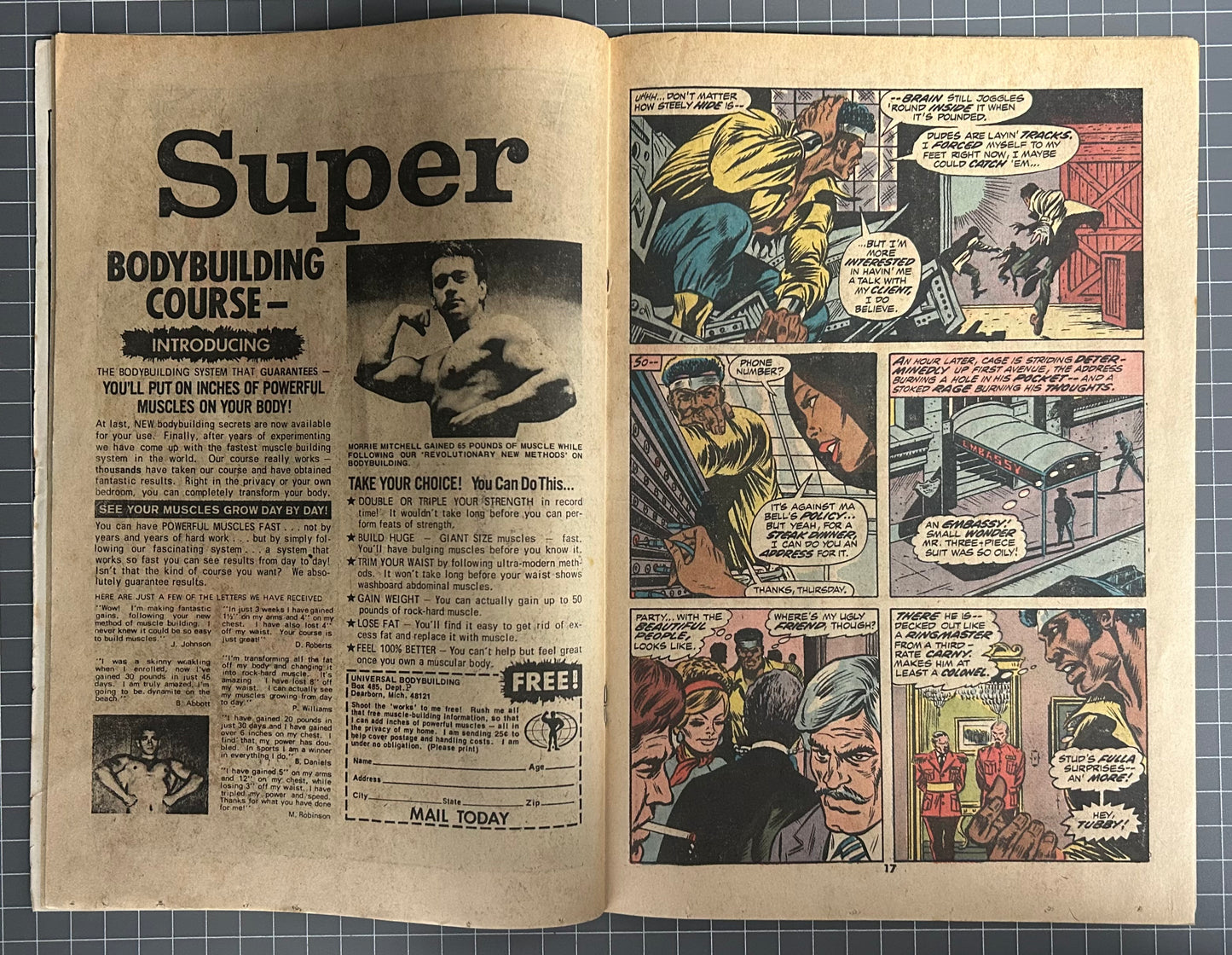 HERO FOR HIRE #8 [MARVEL COMICS] DIRECT 1973 VG-