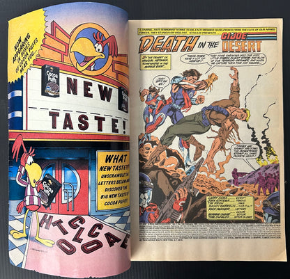 🔑 G.I. JOE: A REAL AMERICAN HERO #109 [MARVEL COMICS] DIRECT *1ST APP. COUNTDOWN* 1991 VG/FN