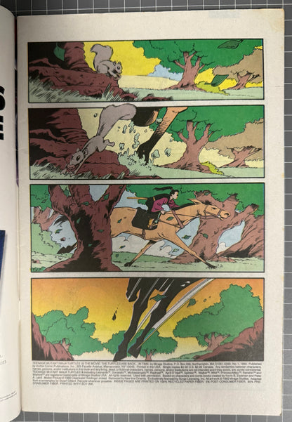TMNT III THE MOVIE: THE TURTLES ARE BACK...IN TIME #1 [ARCHIE] DIRECT 1993 FN