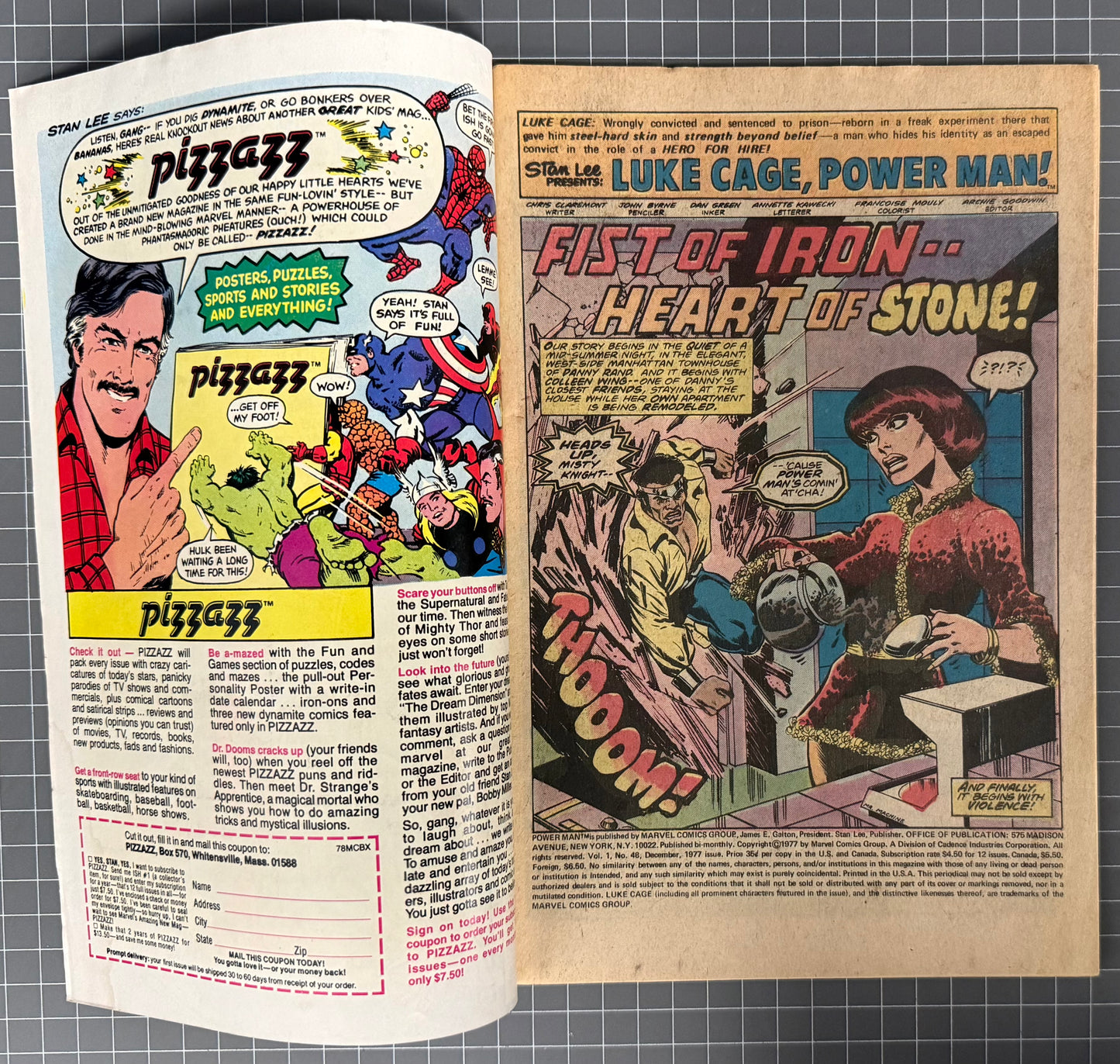 🔑 POWER MAN #48 [MARVEL COMICS] *POWER MAN AND IRON FIST TEAM-UP* 1977 FN