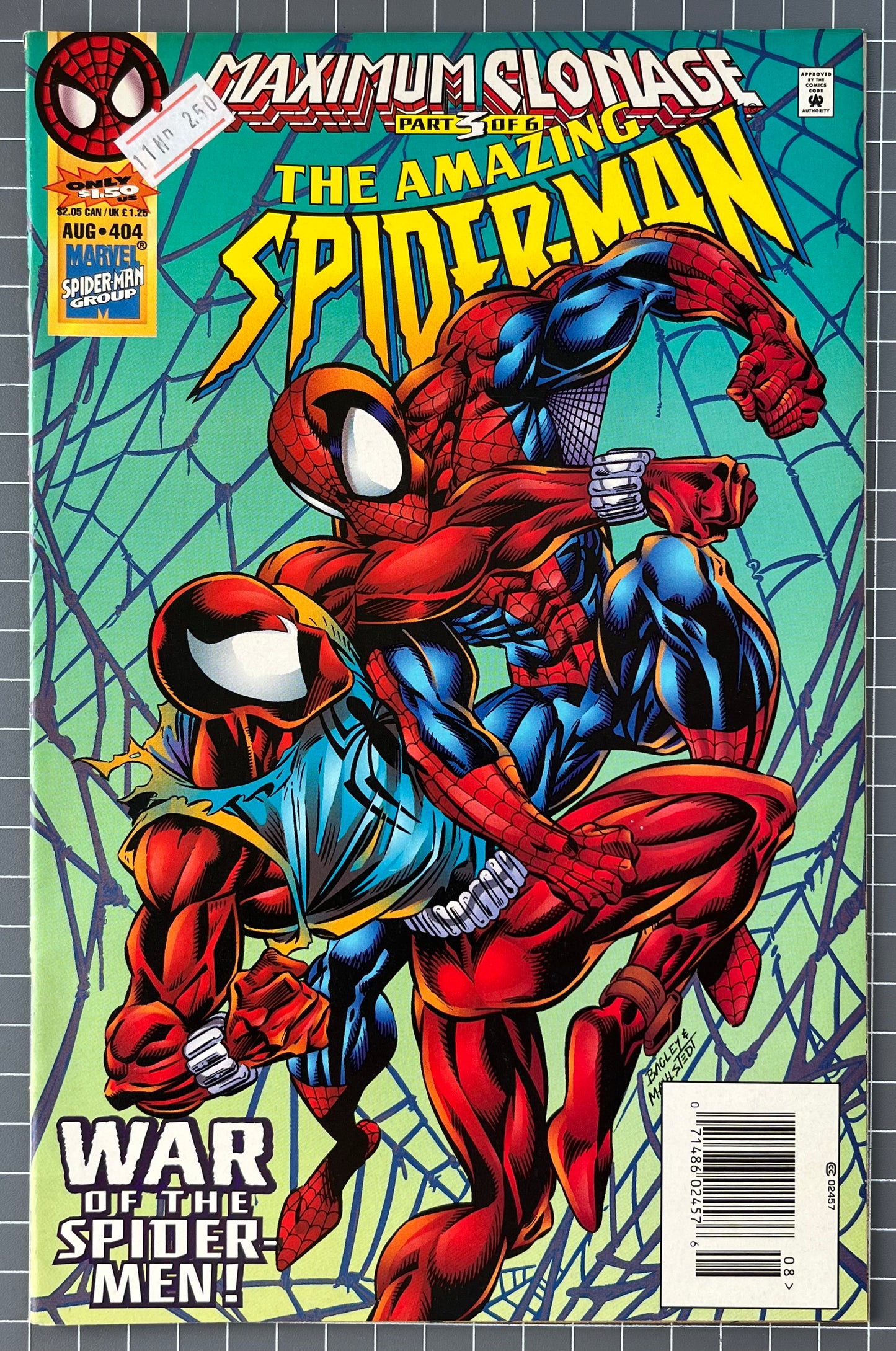 THE AMAZING SPIDER-MAN #404 [MARVEL COMICS] NEWSSTAND 1995 VF-