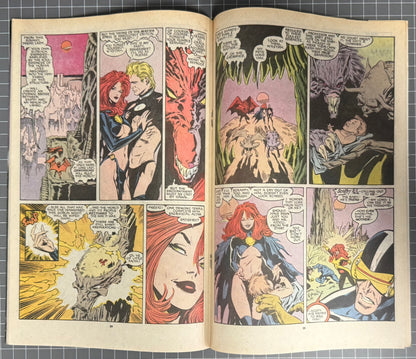 UNCANNY X-MEN #242 [MARVEL COMICS] DIRECT 1989 VF-