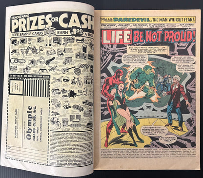DAREDEVIL #106 [MARVEL COMICS] DIRECT 1974 VG