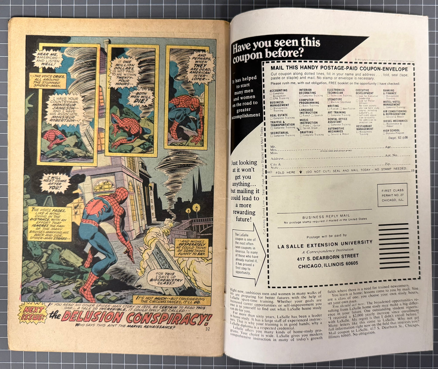 🔑 AMAZING SPIDER-MAN #143 [MARVEL COMICS] *1ST APP. CYCLONE* 1975 VG+