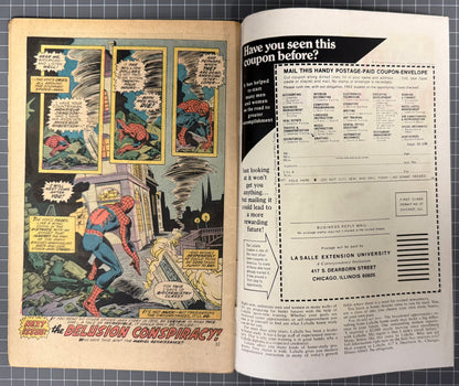 🔑 AMAZING SPIDER-MAN #143 [MARVEL COMICS] *1ST APP. CYCLONE* 1975 VG+