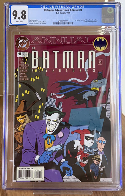 🔑 THE BATMAN ADVENTURES ANNUAL #1 CGC 9.8 [DC] *HARLEY QUINN, JOKER* COMIC 1994