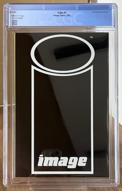 TRIBE #1 ***CGC 9.8*** [IMAGE COMICS] ~ WHITE PAGES/GOLD FOIL EMBOSSED ~ 1993