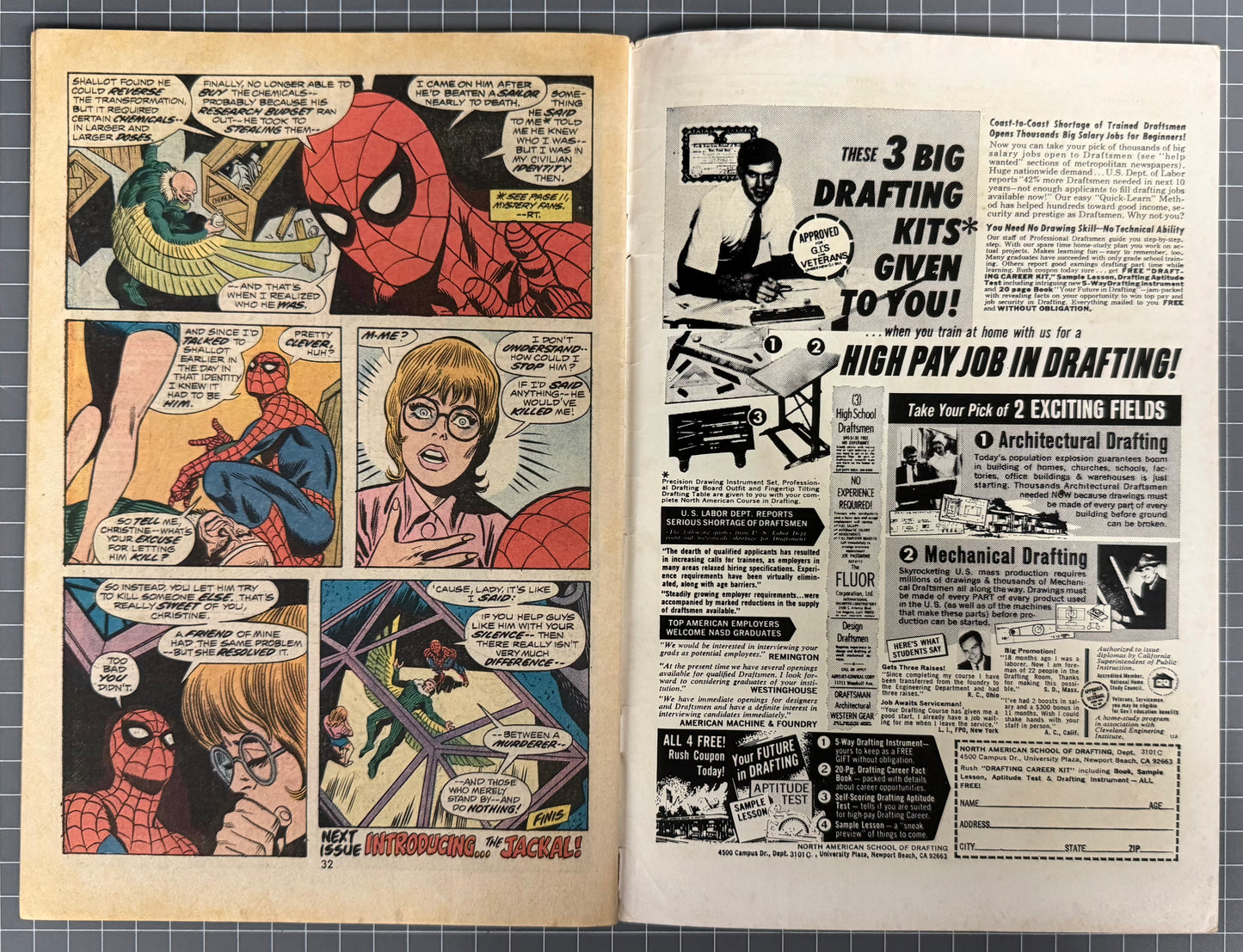 🔑 THE AMAZING SPIDER-MAN #128 [MARVEL COMICS] DIRECT 1974 VG