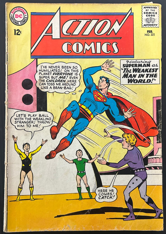 ACTION COMICS #321 [DC COMICS] DIRECT 1965 GD/VG