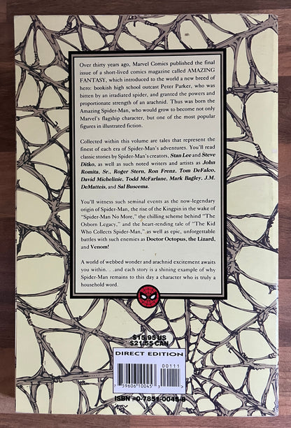 The Very Best of Spider-Man TPB 1994, Marvel 1st Edition/1st Print