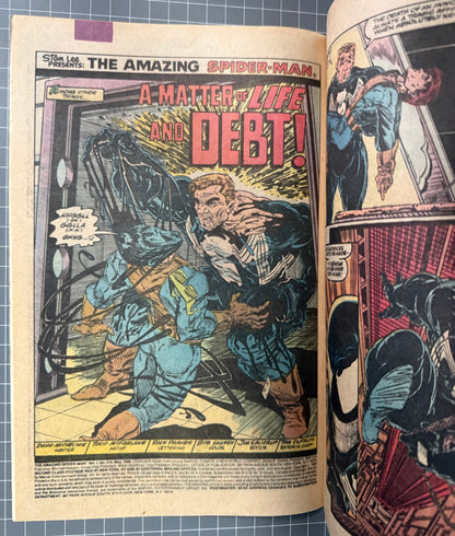 🔑 THE AMAZING SPIDER-MAN #315 [MARVEL COMICS] *2ND APP. VENOM* 1989 FN-