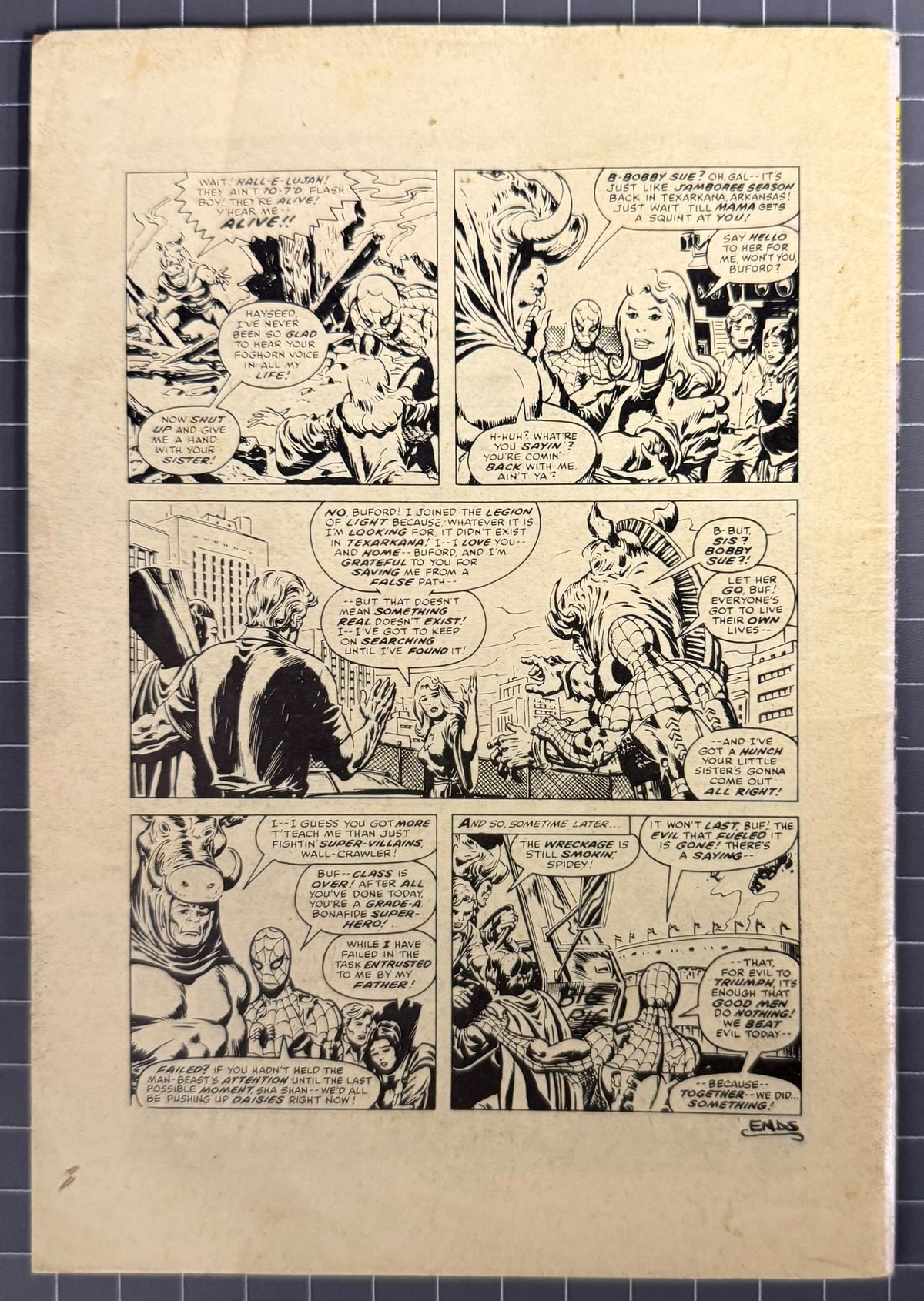 🔑 PETER PARKER SPECTACULAR SPIDER-MAN #5 [YAFFA] *1ST RAZORBACK* COMIC 1980