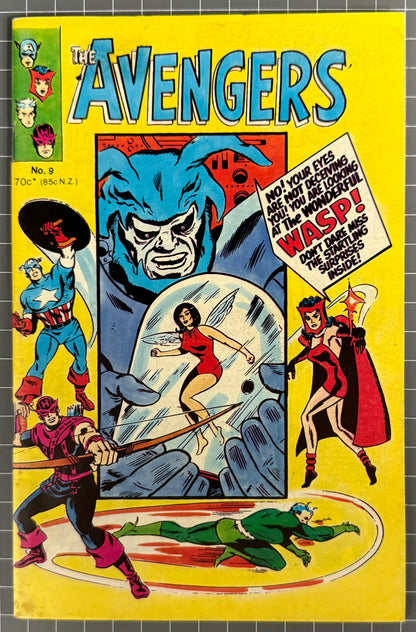 🔑 THE AVENGERS #9 [YAFFA PUBLISHING] AUSTRALIAN MARVEL DIGEST COMIC 1982