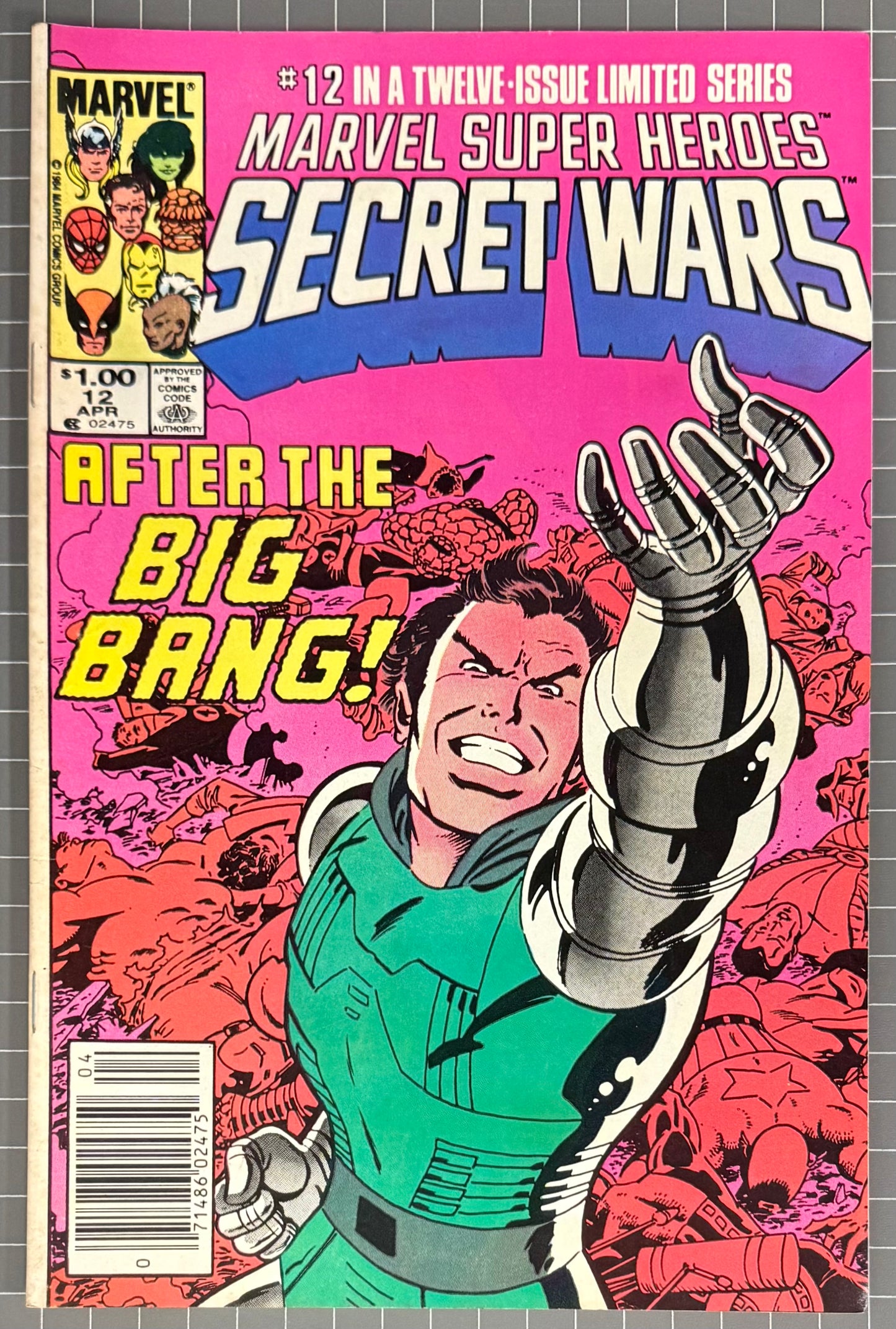 🔑 MARVEL SUPER-HEROES SECRET WARS #12 [MARVEL COMICS] DIRECT *FINAL ISSUE* 1985 FN+