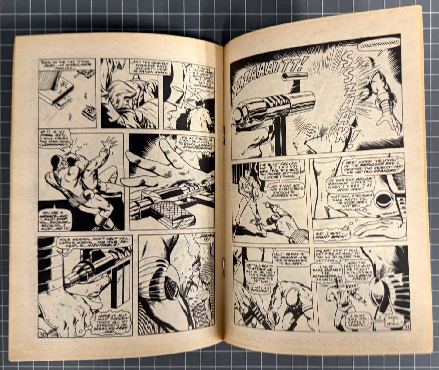 CAPTAIN MARVEL #5 [YAFFA PUBLISHING] AUSTRALIAN MARVEL DIGEST COMIC 1981