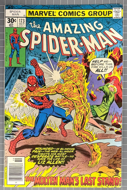 THE AMAZING SPIDER-MAN #173 [MARVEL COMICS] 1977 FN/VF