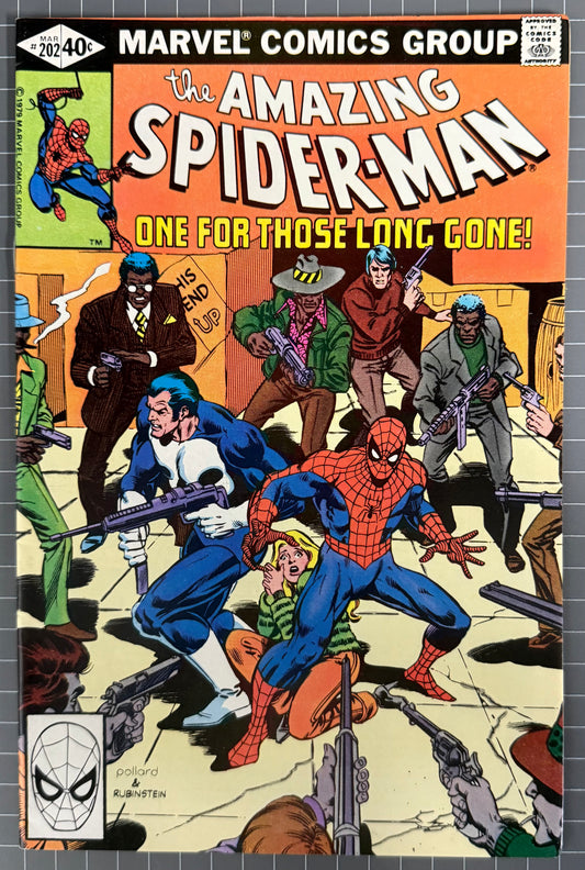 THE AMAZING SPIDER-MAN #202 [MARVEL COMICS] DIRECT 1980 VF+