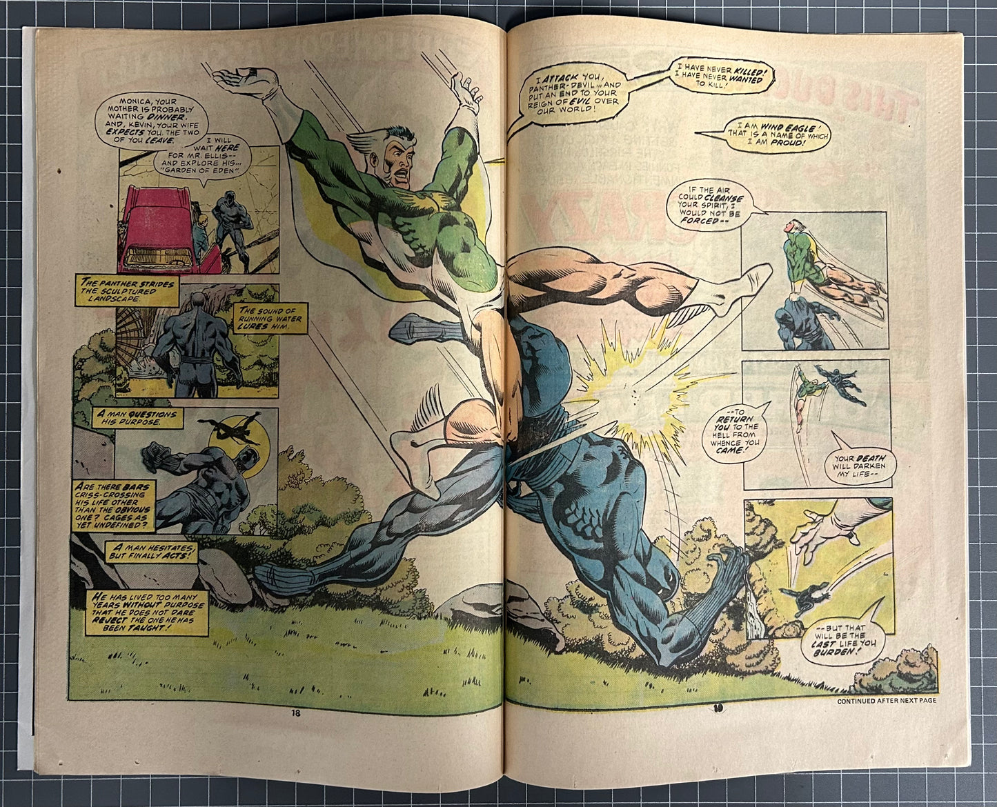 🔑 JUNGLE ACTION #24 [MARVEL COMICS] *WIND EAGLE DEBUT* NEWSSTAND 1976 FN+