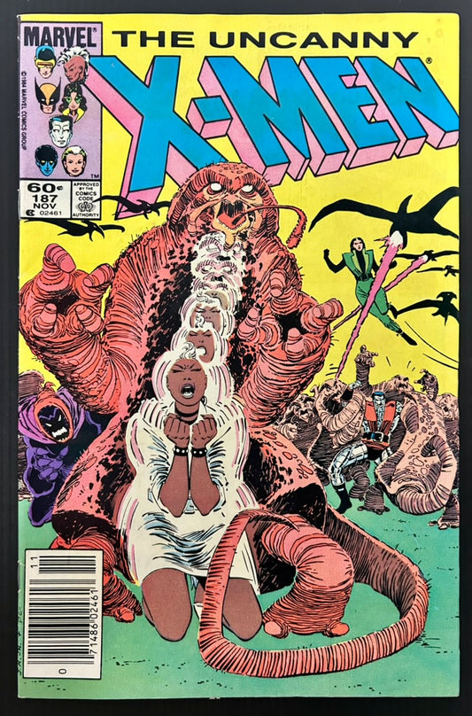 THE UNCANNY X-MEN #187 [MARVEL COMICS] 1984 FN
