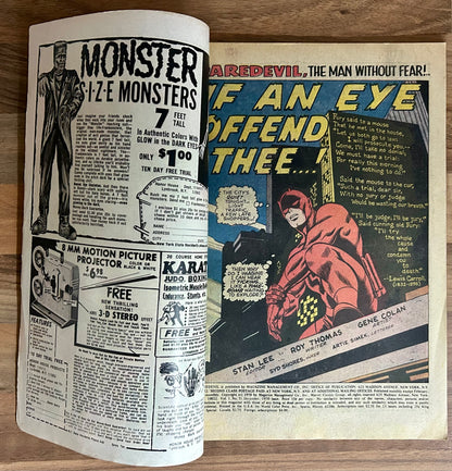 DAREDEVIL #71 [MARVEL COMICS] DIRECT 1970 VG
