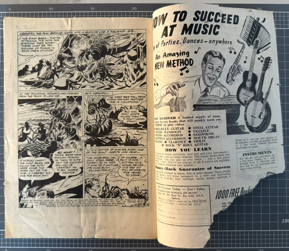 HUNDRED COMIC MONTHLY #61 [COLOUR COMICS] AUSTRALIAN DC 1961