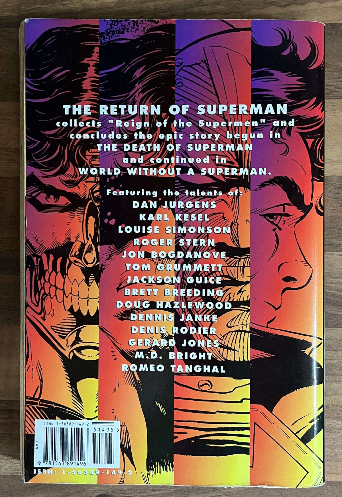 Superman: The Return of Superman Comic Book TPB - Dan Jurgens, L. Simonson et al 1993