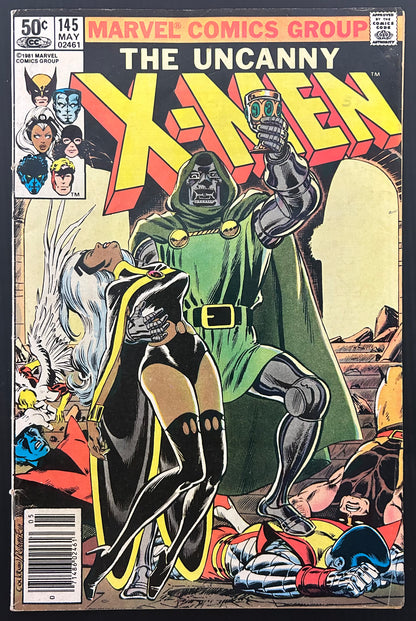 🔑 THE UNCANNY X-MEN #145 [MARVEL COMICS] *COVER ART BY DAVE COCKRUM* 1981 VG/FN