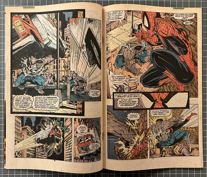 🔑 THE AMAZING SPIDER-MAN #328 [MARVEL COMICS] *TODD MCFARLANE COVER* 1990 FN+