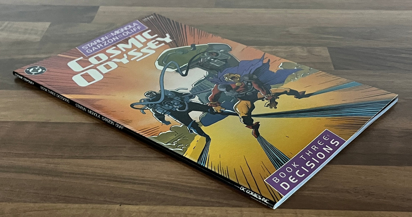 Cosmic Odyssey Books 1-4, Discovery, Disaster, Decisions, Death - Starlin 1988 DC