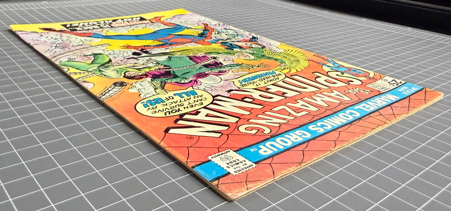 🔑 AMAZING SPIDER-MAN #141 [MARVEL COMICS] *1ST APP. 2ND MYSTERIO* 1975 VG/FN