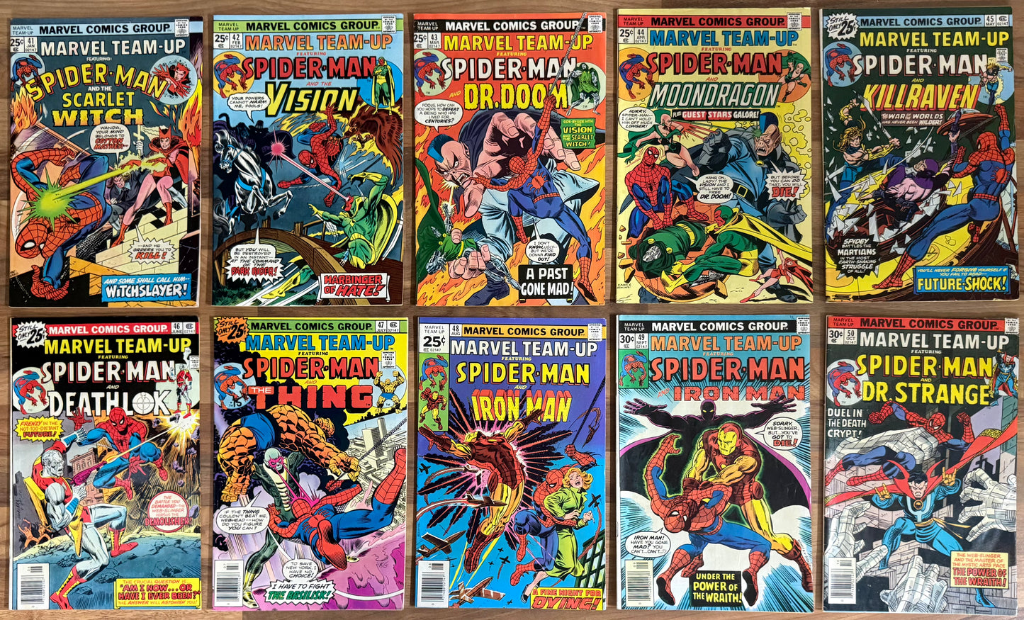 🔑 MARVEL TEAM-UP #1-150 + ANNUALS #1-7 COMPLETE SERIES 1972