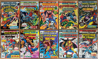 🔑 MARVEL TEAM-UP #1-150 + ANNUALS #1-7 COMPLETE SERIES 1972