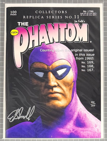 THE PHANTOM #1786 REPLICA #11 [FREW] ***SIGNED & LIMITED*** AUSTRALIAN COMIC 2017 NM