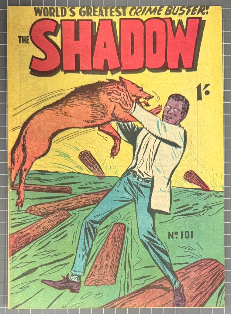 THE SHADOW #101 [TRICHO] AUSTRALIAN PRE-DECIMAL COMIC 1963