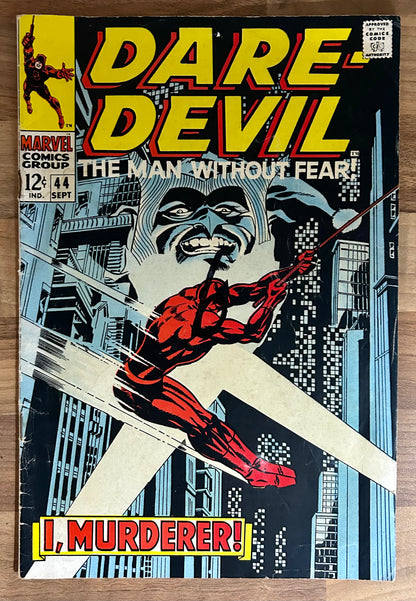 DAREDEVIL #44 [MARVEL COMICS] DIRECT 1968 VG/FN
