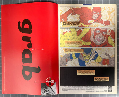 🔑 THE FLASH #141 [DC COMICS] DIRECT *1ST FULL APP. OF BLACK FLASH* 1998 FN/VF