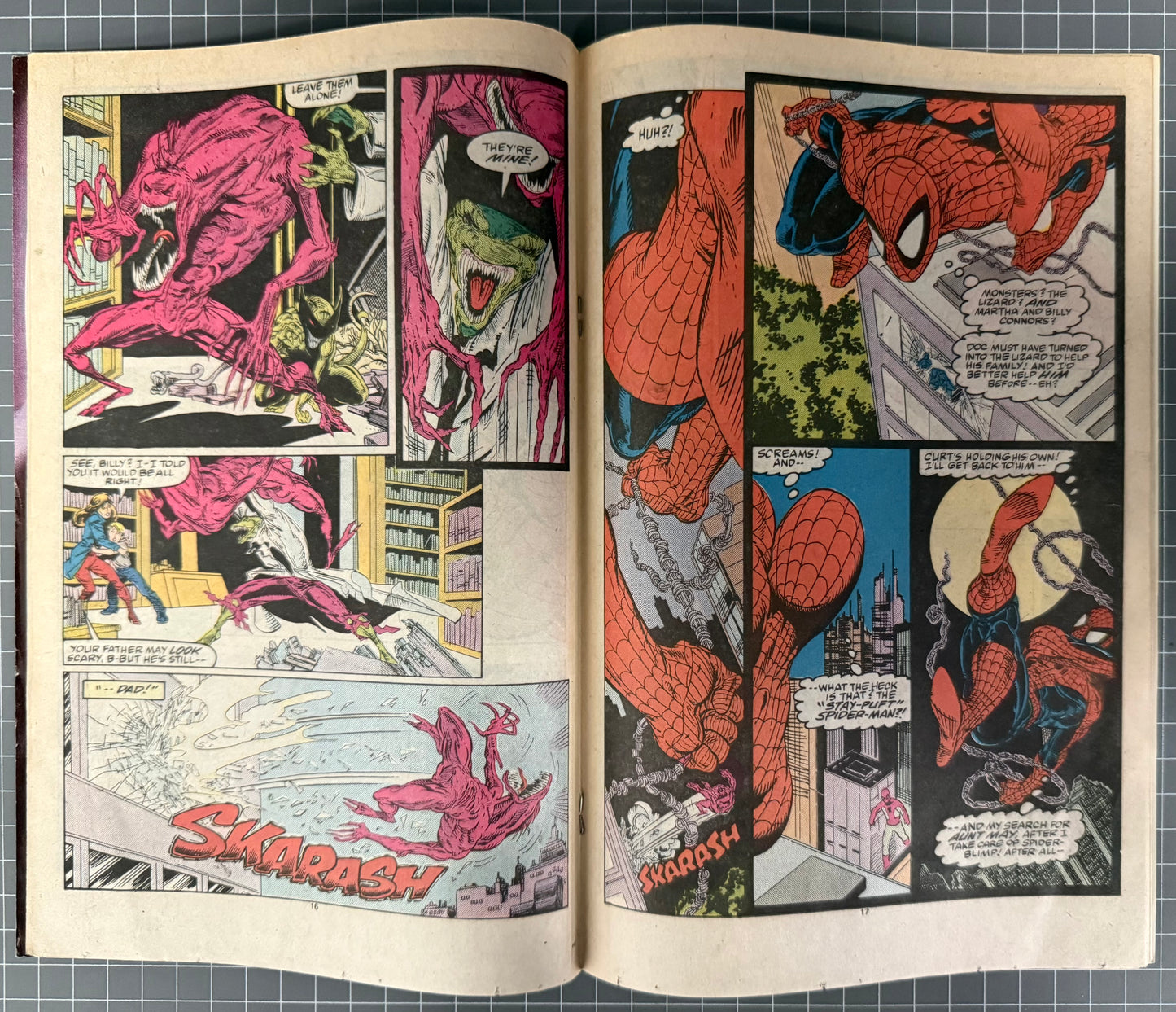 THE AMAZING SPIDER-MAN #313 [MARVEL COMICS] NEWSSTAND 1989 FN