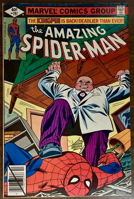 THE AMAZING SPIDER-MAN #197 [MARVEL COMICS] DIRECT 1979 FN/VF