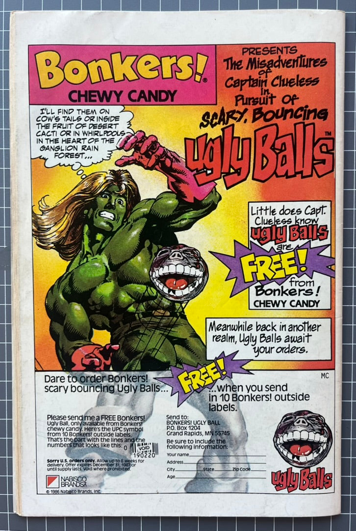 THE AMAZING SPIDER-MAN #288 [MARVEL COMICS] NEWSSTAND 1987 FN-