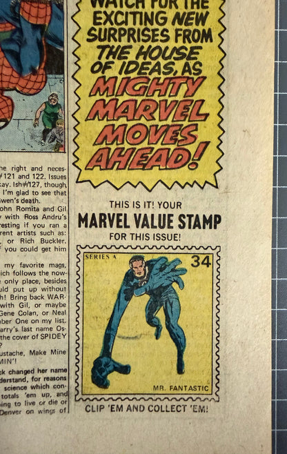 🔑 THE AMAZING SPIDER-MAN #131 [MARVEL COMICS] DIRECT 1974 VG-