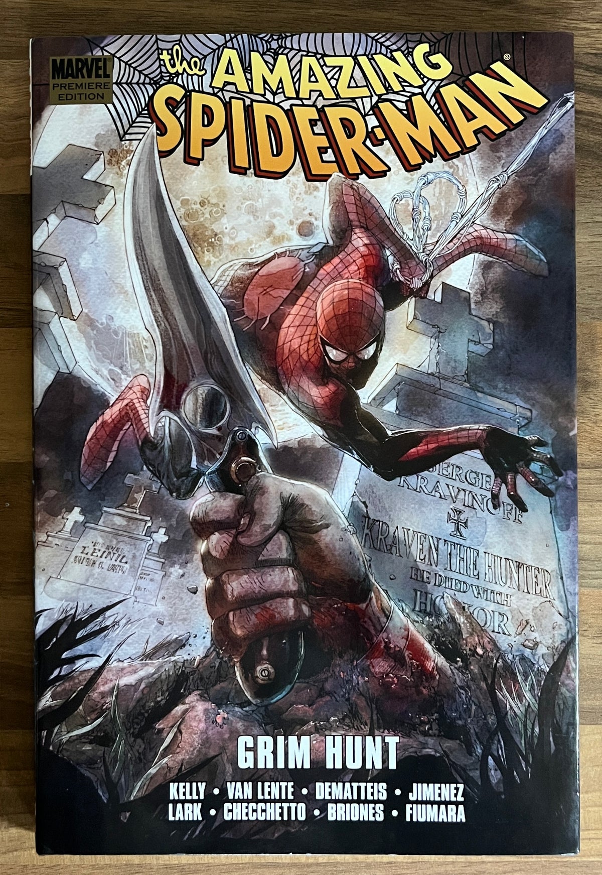 Marvel: The Amazing Spider-Man Grim Hunt HC/DJ 1st Print