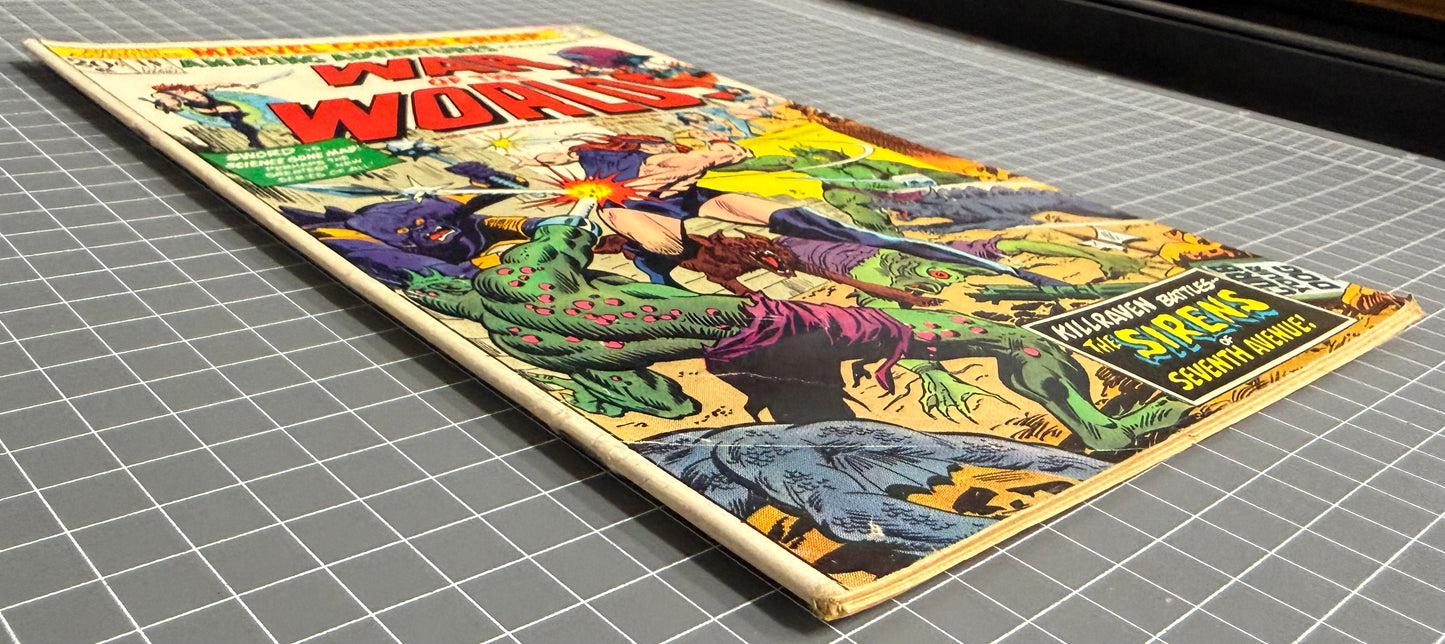 AMAZING ADVENTURES #19 [MARVEL COMICS] *WAR OF THE WORLDS* 1973 VG+