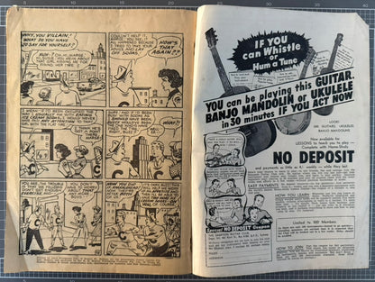 🔑 HUNDRED COMIC MONTHLY #12 [COLOUR COMICS] AUSTRALIAN DC 1957