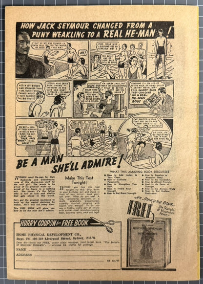 SIR FALCON #54 [TRICHO PUBLICATIONS] AUSTRALIAN PRE-DECIMAL COMIC 1963
