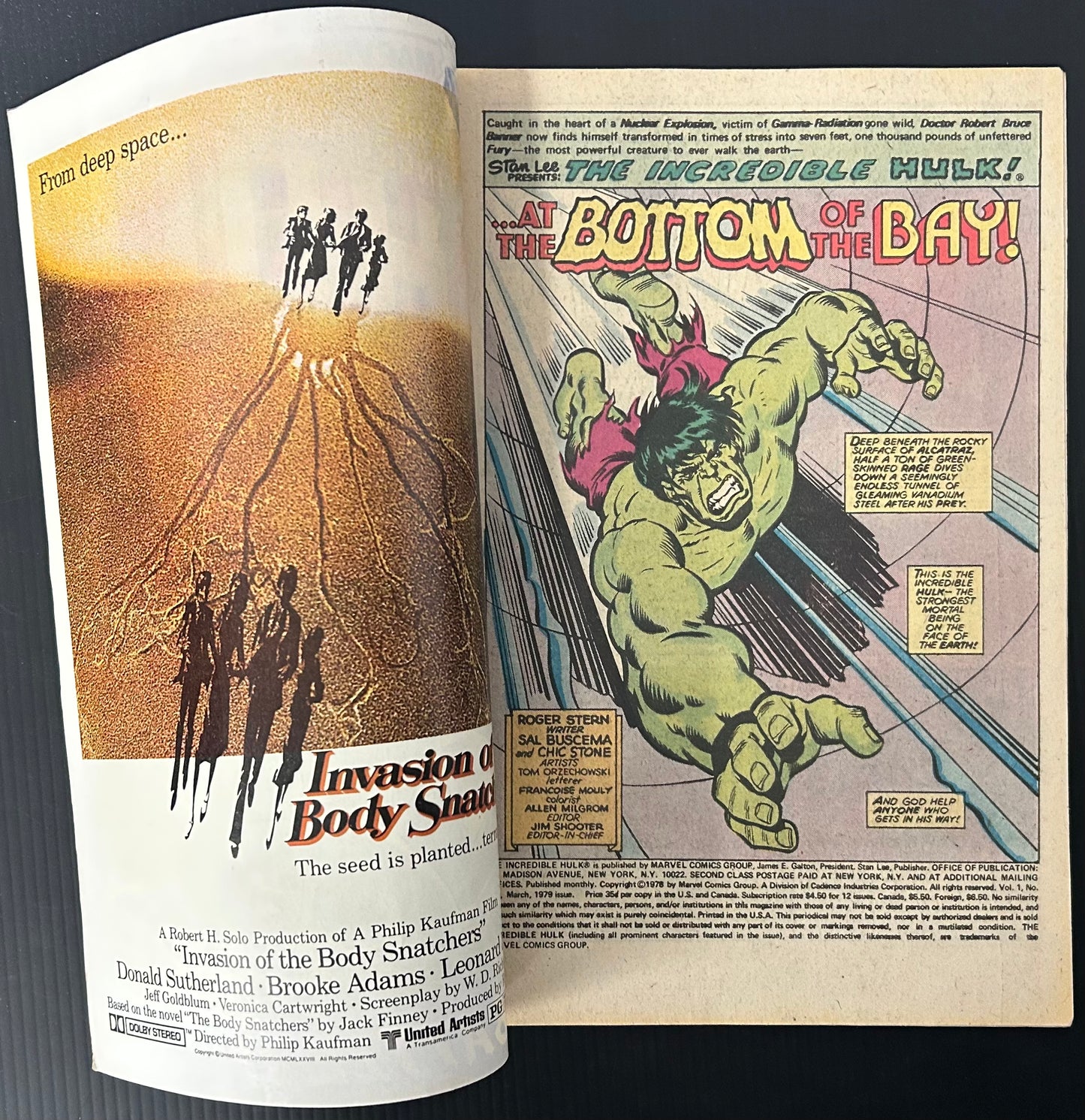 THE INCREDIBLE HULK #233 [MARVEL COMICS] NEWSSTAND 1979 FN/VF