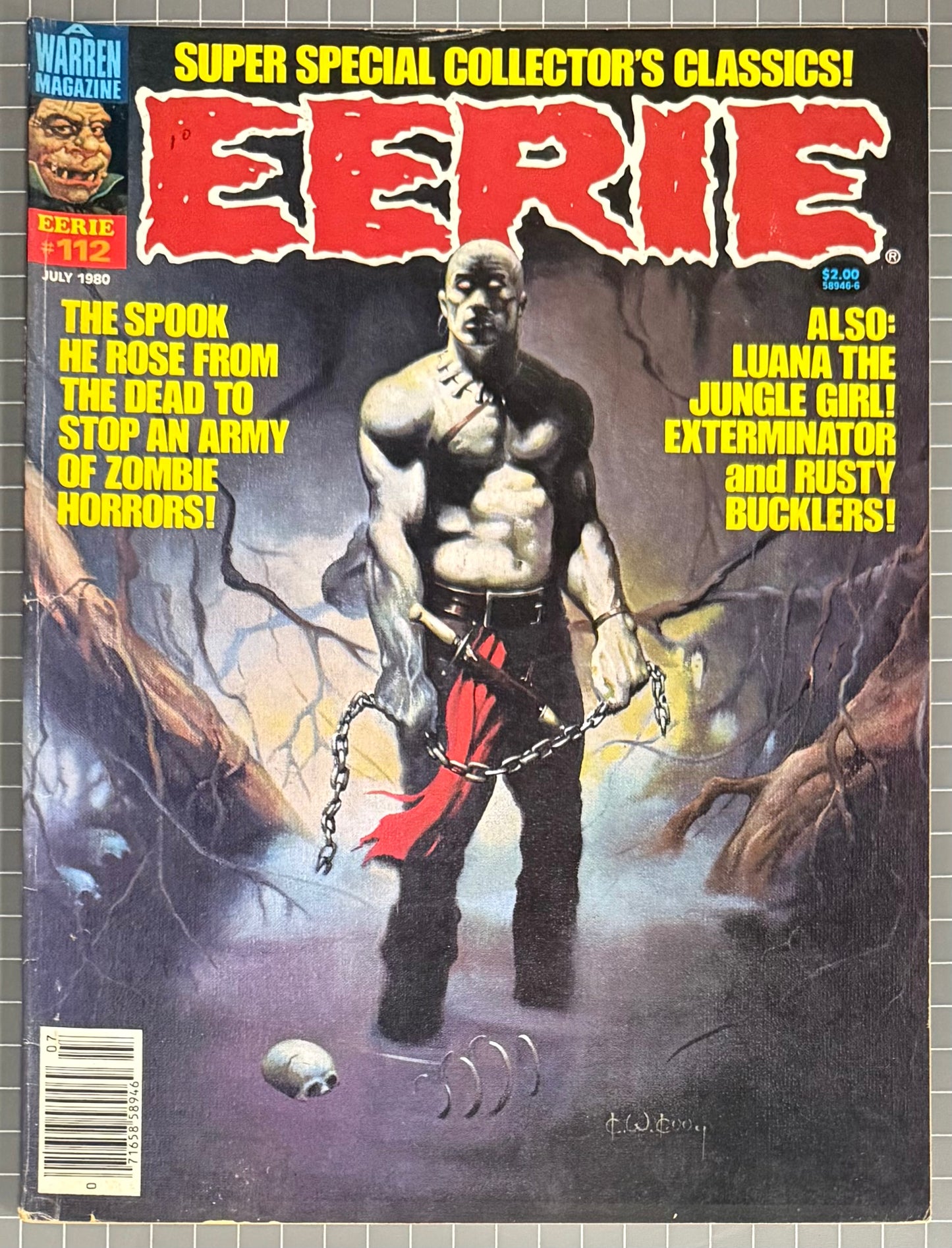 EERIE #112 [WARREN] HORROR COMIC MAGAZINE 1980 FN